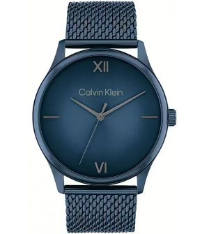 Calvin Klein 25200451 Ρολόι Μπαταρίας με Μπλε Μεταλλικό Μπρασελέ