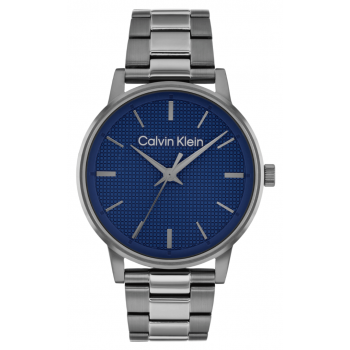 Calvin Klein Ανδρικό Ρολόι Linked 25200502, Ανοξείδωτο Ατσάλι, Γκρι Μπρασελέ, Μπλε Καντράν, Quartz, 41mm Calvin Klein Ανδρικό Ρολόι Linked 25200502, Ανοξείδωτο Ατσάλι, Γκρι Μπρασελέ, Μπλε Καντράν, Quartz, 41mm