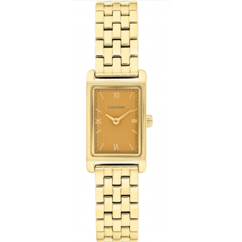 Calvin Klein Γυναικείο Ρολόι 25100198, Ανοξείδωτο Ατσάλι, Χρυσό Μπρασελέ, Quartz, Ορθογώνια Κάσα Calvin Klein Γυναικείο Ρολόι 25100198, Ανοξείδωτο Ατσάλι, Χρυσό Μπρασελέ, Quartz, Ορθογώνια Κάσα
