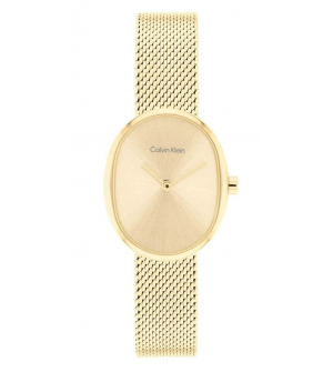 Calvin Klein Euphoria Γυναικείο Ρολόι 25100174 Quartz με Χρυσό Ανοξείδωτο Ατσάλι Μπρασελέ 23mm