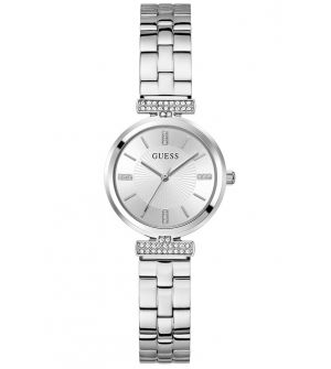 Guess GW0762L1 Ρολόι με Ασημί Μεταλλικό Μπρασελέ