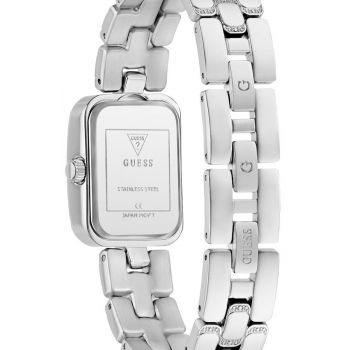 Guess Ρολόι GW0865L1 με Ασημί Μεταλλικό Μπρασελέ