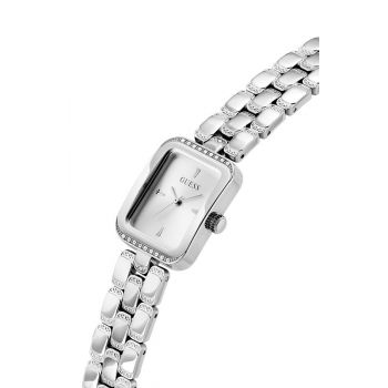 Guess Ρολόι GW0865L1 με Ασημί Μεταλλικό Μπρασελέ