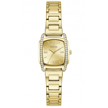 GUESS Etta Crystals GW1096L2 Γυναικείο Ρολόι Quartz 25mm με Επιχρυσωμένο Ανοξείδωτο Ατσάλι και Κρύσταλλα GUESS Etta Crystals GW1096L2 Γυναικείο Ρολόι Quartz 25mm με Επιχρυσωμένο Ανοξείδωτο Ατσάλι και Κρύσταλλα