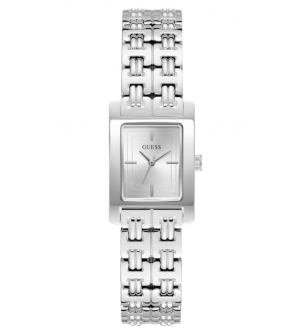 GUESS Cove GW1026L1 Γυναικείο Ρολόι Quartz με Ασημί Καντράν, Ανοξείδωτο Ατσάλι, Ασημί Μπρασελέ, 23mm