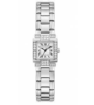 Guess Taylor GW1157L1 Γυναικείο Ρολόι Quartz με Ανοξείδωτο Ατσάλι, Ασημί Καντράν 21mm