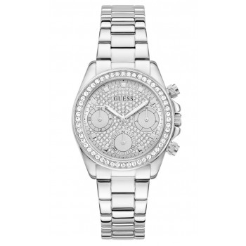 Guess Victoria GW1037L1 Γυναικείο Ρολόι Quartz με Ασημί Μπρασελέ από Ανοξείδωτο Ατσάλι 36mm Guess Victoria GW1037L1 Γυναικείο Ρολόι Quartz με Ασημί Μπρασελέ από Ανοξείδωτο Ατσάλι 36mm