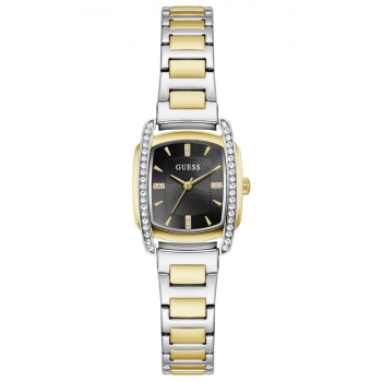 GUESS ETTA GW1096L8 Γυναικείο Ρολόι Quartz, Δίχρωμο Ανοξείδωτο Ατσάλι, Μαύρο Καντράν, 25mm GUESS ETTA GW1096L8 Γυναικείο Ρολόι Quartz, Δίχρωμο Ανοξείδωτο Ατσάλι, Μαύρο Καντράν, 25mm