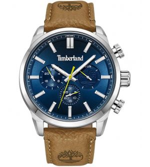 Timberland TDWGF0028702 Henniker Ii Ρολόι Μπαταρίας με Μαύρο Δερμάτινο Λουράκι