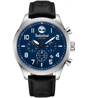 Timberland TDWGF0009702 Henniker Ii Ρολόι Μπαταρίας με Μαύρο Δερμάτινο Λουράκι