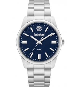 Timberland Ανδρικό Ρολόι Midnight Mine TDWGG0094801 Ασημί, Ατσάλινο Μπρασελέ, Μπλε Καντράν 42 mm