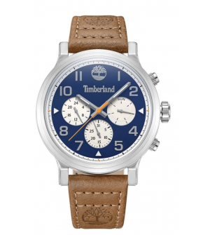 Timberland TDWGF0028904 Ρολόι Μπαταρίας με Καφέ Δερμάτινο Λουράκι