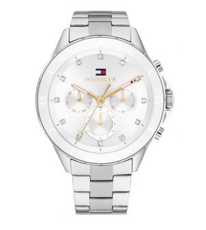Tommy Hilfiger 1782707 Ρολόι Μπαταρίας με Γκρι Μεταλλικό Μπρασελέ