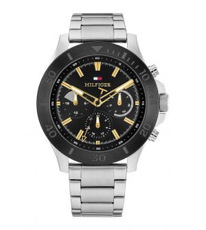 Tommy Hilfiger 1792114 Ρολόι Μπαταρίας με Ασημί Μεταλλικό Μπρασελέ