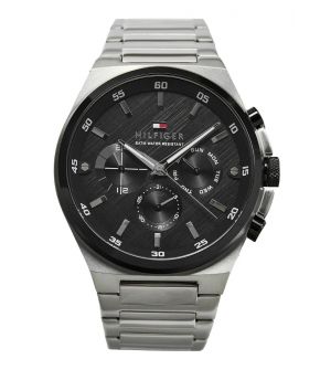 Tommy Hilfiger 1792087 Ρολόι Μπαταρίας με Ασημί Μεταλλικό Μπρασελέ