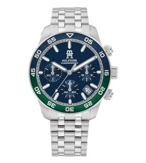 Tommy Hilfiger 1792185 Ρολόι Μπαταρίας με Ασημί Μεταλλικό Μπρασελέ