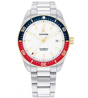 Tommy Hilfiger 1710551 Ρολόι Αυτόματο με Ασημί Μεταλλικό Μπρασελέ
