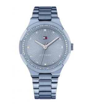 Tommy Hilfiger 1782724 Ρολόι ΜΠΑΤΑΡΙΑΣ ΜΕ ΜΠΛΕ ΜΕΤΑΛΛΙΚΟ ΜΠΡΑΣΕΛΕ