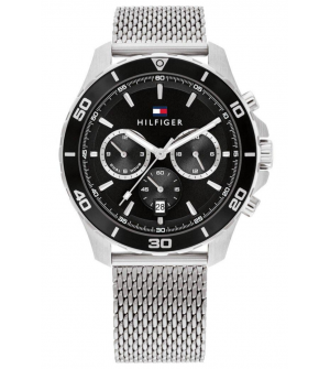 Tommy Hilfiger 1792092 Ρολόι Μπαταρίας με Ασημί Μεταλλικό Μπρασελέ