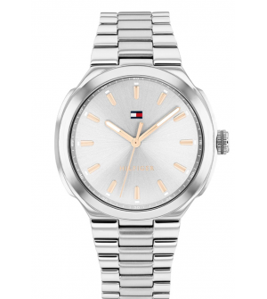 Tommy Hilfiger 1782817 Γυναικείο Ρολόι Μπαταρίας με Ασημί Μεταλλικό Μπρασελέ