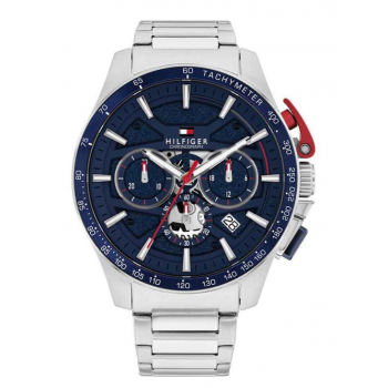Tommy Hilfiger 1792261 Ανδρικό Ρολόι Μπαταρίας με Ασημί Μεταλλικό Μπρασελέ Tommy Hilfiger 1792261 Ανδρικό Ρολόι Μπαταρίας με Ασημί Μεταλλικό Μπρασελέ