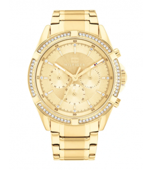 Tommy Hilfiger Kenzie Multifunction 1782556 Γυναικείο Ρολόι με Χρυσό Μπρασελέ από Ανοξείδωτο Ατσάλι 40mm