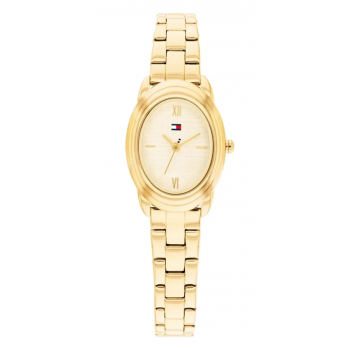 Tommy Hilfiger Γυναικείο Ρολόι Demi 1782875, Ανοξείδωτο Ατσάλι, Χρυσό Μπρασελέ, Χρυσό Καντράν, Quartz, 22mm Tommy Hilfiger Γυναικείο Ρολόι Demi 1782875, Ανοξείδωτο Ατσάλι, Χρυσό Μπρασελέ, Χρυσό Καντράν, Quartz, 22mm