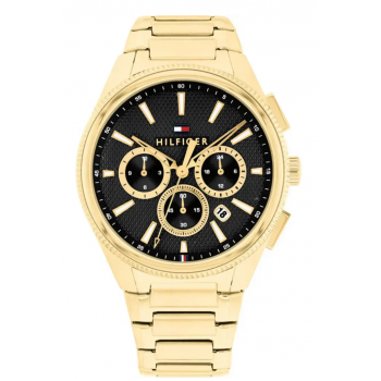 Tommy Hilfiger Ανδρικό Ρολόι Sam 1792254, Χρονογράφος, Ανοξείδωτο Ατσάλι, Ασημί Μπρασελέ, Μαύρο Καντράν, Quartz, 43mm Tommy Hilfiger Ανδρικό Ρολόι Sam 1792254, Χρονογράφος, Ανοξείδωτο Ατσάλι, Ασημί Μπρασελέ, Μαύρο Καντράν, Quartz, 43mm