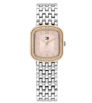 Tommy Hilfiger Abby 1782925 Γυναικείο Ρολόι με Ασημί Μπρασελέ και Ροζ Καντράν 22mm