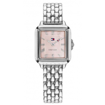 Tommy Hilfiger Mia 1782914 Γυναικείο Ρολόι Quartz με Ασημί Μπρασελέ και Ροζ Καντράν 23mm Tommy Hilfiger Mia 1782914 Γυναικείο Ρολόι Quartz με Ασημί Μπρασελέ και Ροζ Καντράν 23mm