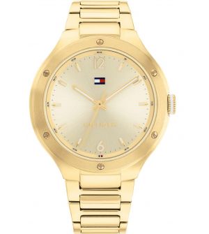 Tommy Hilfiger Naomi 1782477 Γυναικείο Ρολόι, Χρυσό, Ανοξείδωτο Ατσάλι, Μπρασελέ 38mm Quartz