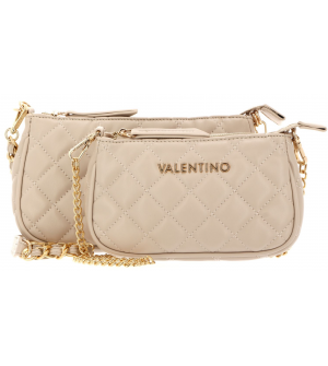 Valentino Bags VBS3KK24 Γυναικεία Τσάντα 'Ωμου Εκρού