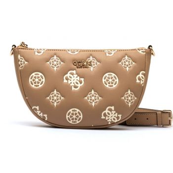 Guess HWPG9314710 taupe logo Γυναικεία Τσάντα Ώμου Καφέ Guess HWPG9314710 taupe logo Γυναικεία Τσάντα Ώμου Καφέ