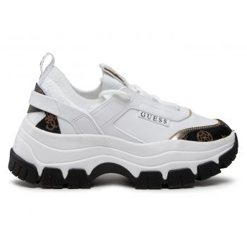 Guess FL8BYDSMF12-WHIBR Γυναικεία Sneakers Λευκά Guess FL8BYDSMF12-WHIBR Γυναικεία Sneakers Λευκά