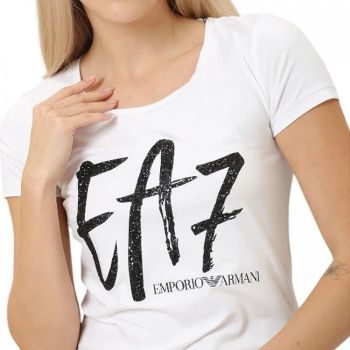 Emporio Armani 6DTT18TJQCZ-1100 Γυναικείο T-SHIRT Λευκό