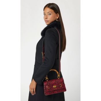 Guess HWKP9506200-RED Γυναικεία Τσάντα Χειρός Κόκκινη Guess HWKP9506200-RED Γυναικεία Τσάντα Χειρός Κόκκινη