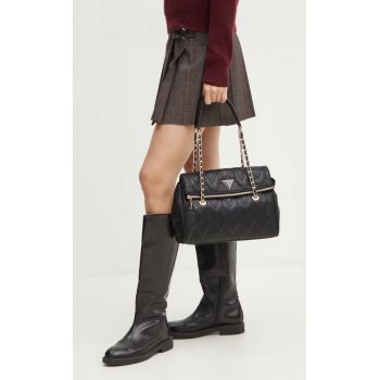Guess HWQG9505060-BLA  Γυναικεία Τσάντα Ώμου Μαύρη