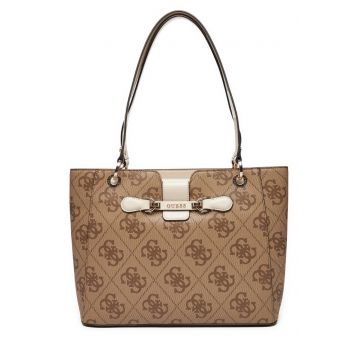 Guess HWOS9500250-LAN Γυναικεία Τσάντα Ώμου Μπεζ Guess HWOS9500250-LAN Γυναικεία Τσάντα Ώμου Μπεζ
