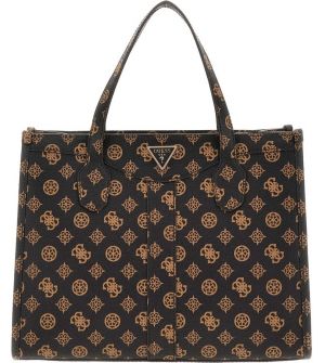 Guess HWPP8665220-MLO Γυναικεία Τσάντα Ώμου Καφέ