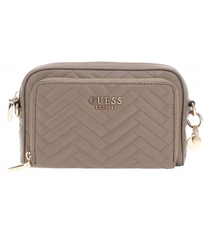 Guess HWQG9508140-TAU Γυναικεία Τσάντα Ώμου Καφέ