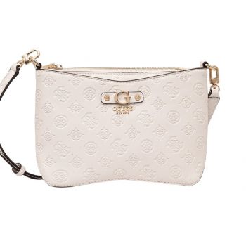 Guess HWPD9529120-OFF White  Γυναικεία Τσάντα Ώμου Λευκή