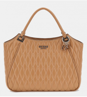 Guess HWQG8122220-BEI Γυναικεία Τσάντα Χειρός Μπεζ