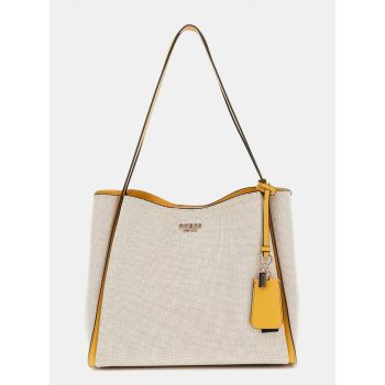 Guess hwag9662230-nrc Γυναικεία Τσάντα Ώμου Μπεζ Guess hwag9662230-nrc Γυναικεία Τσάντα Ώμου Μπεζ