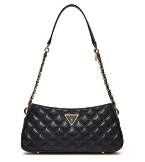 Guess HWQG8748160-BLA Γυναικεία Τσάντα Ώμου Μαύρη