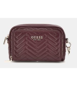 Guess HWQG9508140-BUR Γυναικεία Τσάντα Ώμου Μπορντό