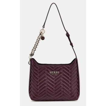 Guess HWQG9508180-BUR Γυναικεία Τσάντα Ώμου Μπορντό Guess HWQG9508180-BUR Γυναικεία Τσάντα Ώμου Μπορντό