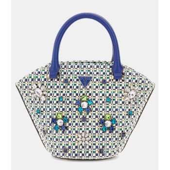 Guess HWWE9528750-SAP Γυναικεία Τσάντα Χειρός Μπλέ Guess HWWE9528750-SAP Γυναικεία Τσάντα Χειρός Μπλέ