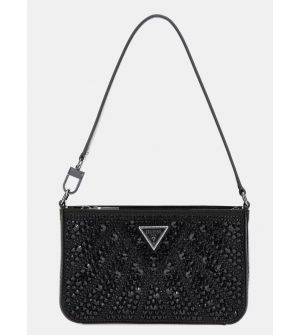 Guess HWXM9528720-BLA Γυναικεία Τσάντα Ώμου Μαύρη