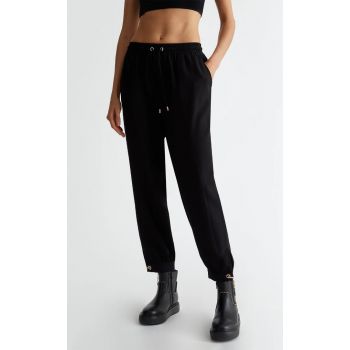 Liu Jo TF4281TS423-22222 Γυναικείο Υφασμάτινο Παντελόνι Μαύρο