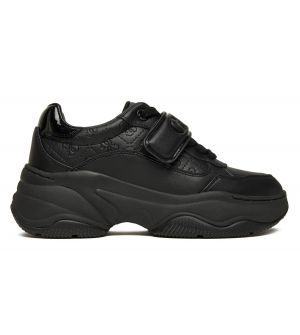 Guess FLFHNNELE12-BLACK Γυναικεία Sneakers Μαύρα